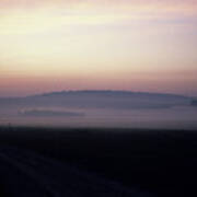 Morning Mist On Salisbury Plain Poster