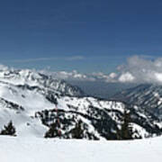 Mountain Top Ski Trip Poster