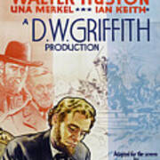 ''abraham Lincoln'' With Walter Huston, 1930 Poster