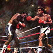 Muhammad Ali And Joe Frazier Poster
