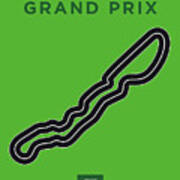 My F1 Jeddah Race Track Minimal Poster Poster