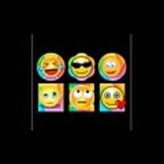 My Little Friends Are Emoji People Poster