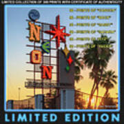 Neon Museum Limited Edition Gallery Button Poster