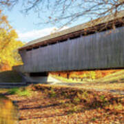 New Brownsville Covered Bridge - Columbus, Indiana Poster