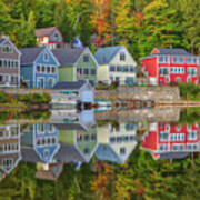 New Hampshire Lake Winnipesaukee Fall Foliage Poster