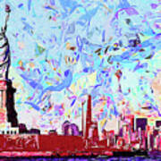 New York, Manhattan Panorama - 06 Poster