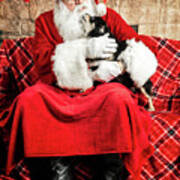 Newt With Santa 1 Poster