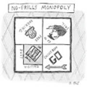 No Frills Monopoly Poster