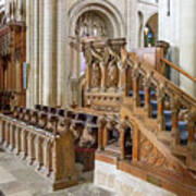Norwich Cathedral Choir Stalls Poster