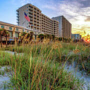 Ocean Drive Beach At Sunrise Poster