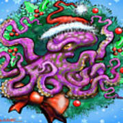 Octo Wreath Poster