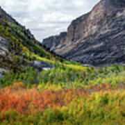 October In Lamoille Canyon Poster