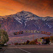 Ogden City Sunset Poster