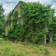 Old Barn At Atsion Poster