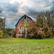 Old Barn In Metamora Dsc_0720 Poster