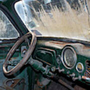 Old Morris Truck Interior Poster