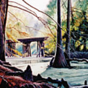 Old Railroad Bridge Poster