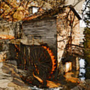 Old Watermill Poster