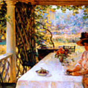 On The Porch 1908 Poster