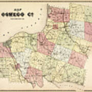 Oswego County, New York 1867 Poster