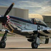 P-51 Taxi For Take-off Poster