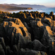 Punakaiki Pancake Rocks - South Island, New Zealand Poster