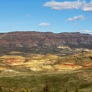 Panoramic View, Painted Hills, Oregon Poster