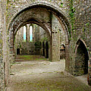 Eyes Of The Past - Dunbrody Abbey, County Wexford, Ireland Poster