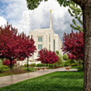 Pathway To Peace - Rexburg Idaho Temple Poster