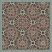 Pattern Inspired By Arts And Crafts Movement Poster