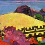 Paul Gauguin - The Sacred Mountain Or Parahi Te Marae Poster