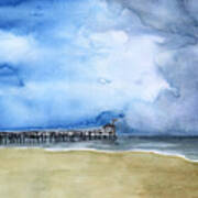 Pawleys Island Coming Storm Poster