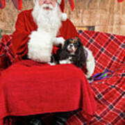 Peppermint With Santa 1 Poster