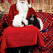 Peppermint With Santa 2 Poster