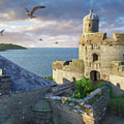 Photo Of   St Mawes Castle, Cornwall, England Poster