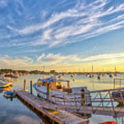 Picturesque Scituate Harbor Poster