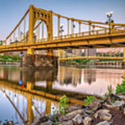 Pittsburgh Pennsylvania City Of Bridges Poster