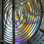 Point Arena Lighthouse Fresnel Lens Rainbow Abstract Poster