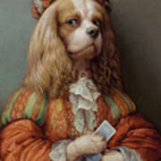 Pokerdog Cavalier Poster