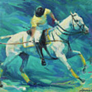 Polo Player Poster