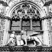 Porta Della Carta Gothic Architecture In Venice Poster