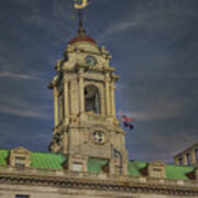 Portland Maine City Hall Building Poster