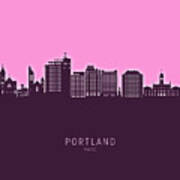 Portland Maine Skyline #76 Poster