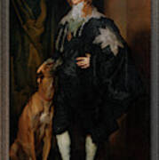 Portrait Of James Stuart Duke Of Richmond And Lenox By Anthony Van Dyck Poster