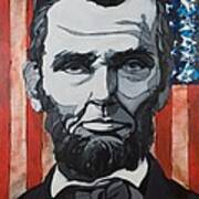 Portrait Of Lincoln Poster