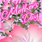 Pretty Pink Mother's Day Cards Poster