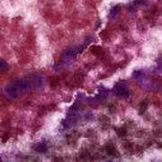 Purple Clouds - Contemporary Abstract - Abstract Expressionist Painting - Purple, Violet, Lavender Poster
