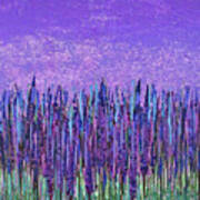 Purple Landscape Poster