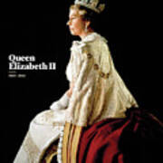 Queen Elizabeth Ii Commemorative Issue Poster