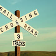 Railroad Crossing Poster